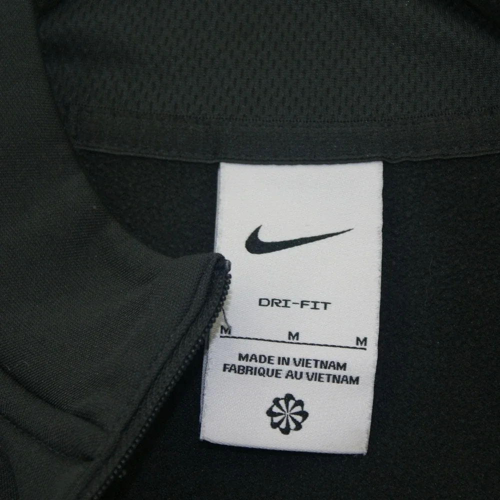 Nike Baylor Equestrian Dri-FIT Quarter Zip Pullover Gray Womens Medium